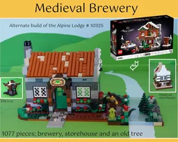 Medieval Brewery // Alternate build of 10325 Alpine Lodge