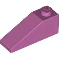 Brick Sloped 33° 3 x 1 / Medium Dark Pink