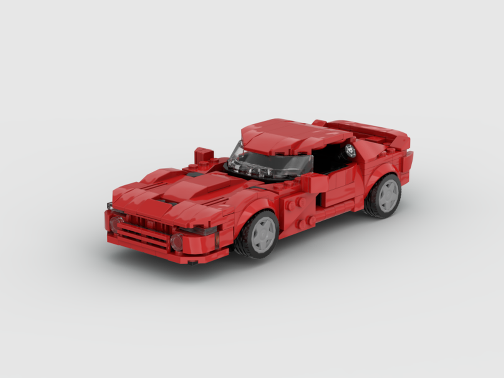 Lego 1995 Dodge Viper GTS Coupe - 8 Stud Wide