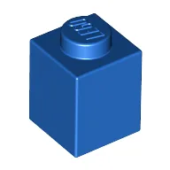 Brick 1 x 1 / Blue