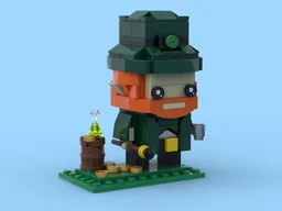 Brick-built Festive: Leprechaun