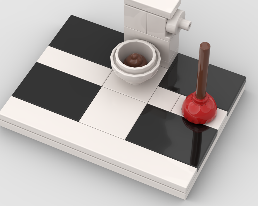 Lego Blocked Toilet
