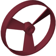 Lego Large Figure Spinner / Propeller without Code (Rhotuka) [Plain] / Dark Red