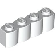 Lego Brick Special 1 x 4 Palisade [aka Log] / White