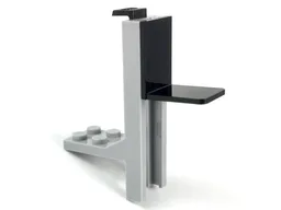 Vehicle, Forklift 2 x 2 Plate with Black Fork