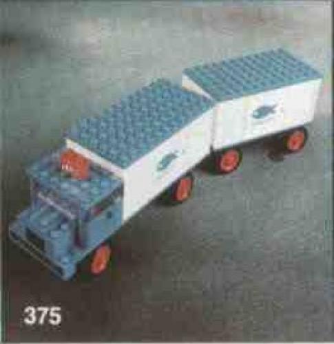Lego Refrigerator Truck and Trailer
