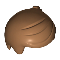 Lego Hair Rear Cowlick / Medium Nougat