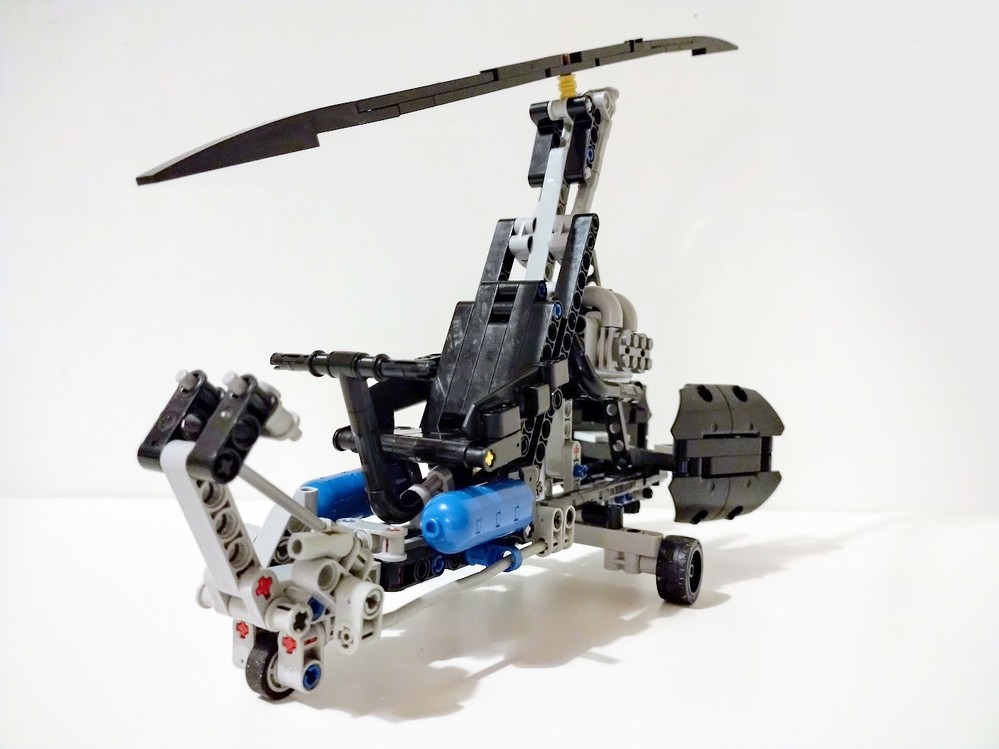 Lego Mad Max 2 style autogyro
