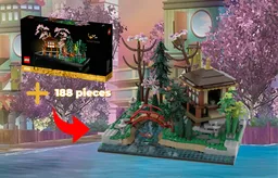 Tranquil Garden (Ninjago City Expansion/Modular) - Mod of 10315