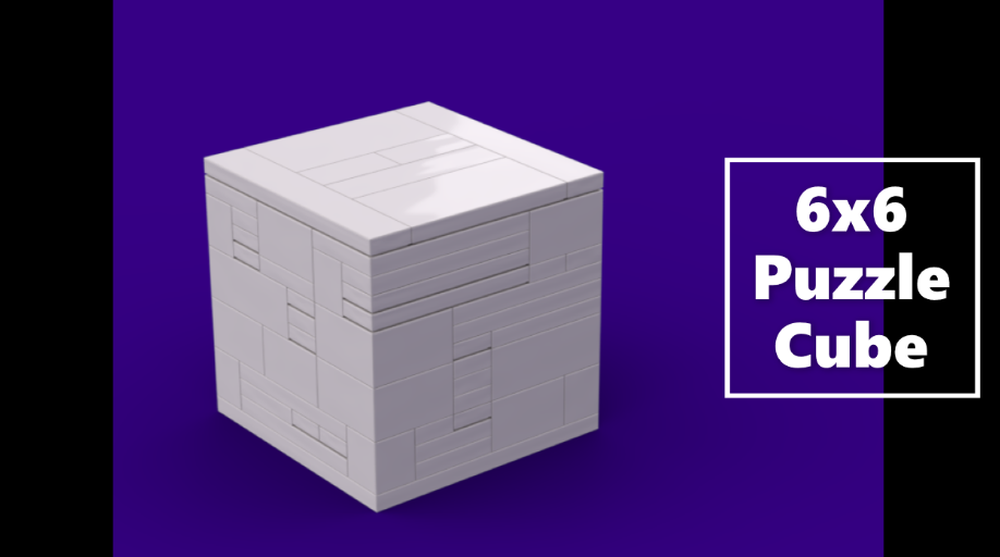 Lego 6x6 Snow Puzzle Box