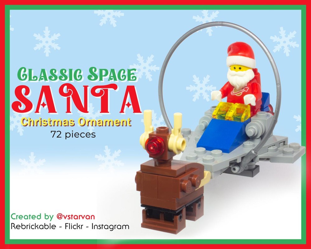 Lego Classic Space Santa - Ornamnet