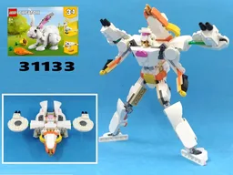 Transformer VTOL Aircraft from LEGO Creator 31133: Rabbit