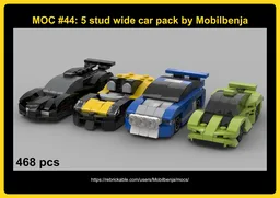 Car pack #9 (5 stud wide)
