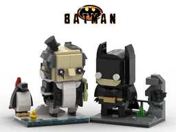 Bat man - Set 1 - Brickheadz (Bat-man + The Penguin)