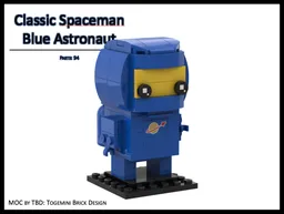 Classic Spaceman - Blue Astronaut - Brickheadz