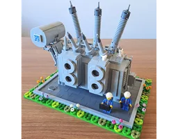 High Voltage Electrical Substation: Power Transformer