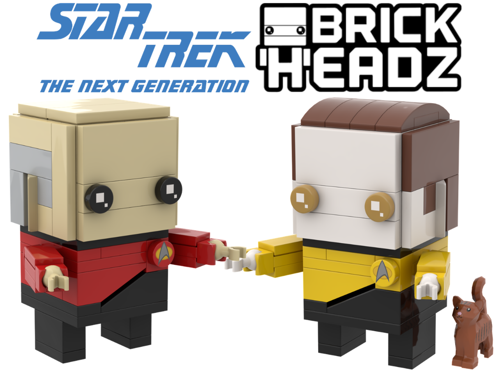 Lego Brickheadz Picard & Data