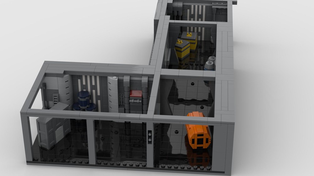 Lego SW Death Zone themed Hallway