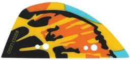 Wing, Skimwing, Left, Tailwing, Orange, Black, Yellow, and Trans-Light Blue Print