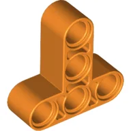 Technic Beam 3 x 3 T-Shape Thick / Orange