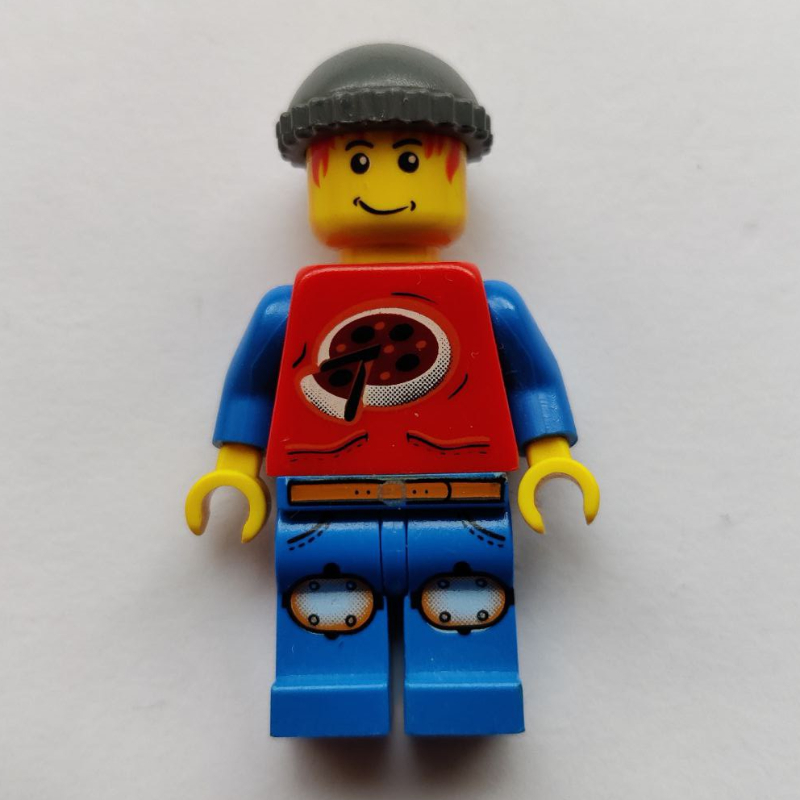 Lego Pepper Roni with Dark Bluish Gray Hat