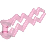 Wave / Lightning Angular, Double / Trans-Dark Pink