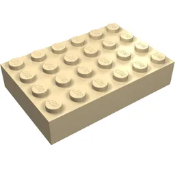 Brick 4 x 6 / Tan