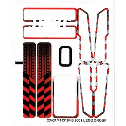 Sticker Sheet for Set 8242-1 / [No Color/Any Color]