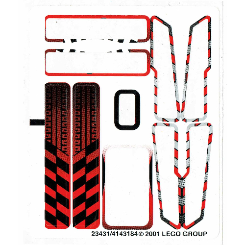 Lego Sticker Sheet for Set 8242-1 / [No Color/Any Color]