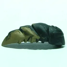 Large Figure Accessory, Rahkshi Kraata Stage 1 with Marbled Flat Dark Gold Tail Pattern / Black