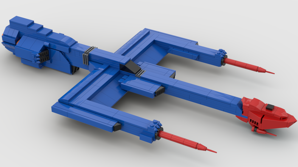 Lego MOC TRIDENT Fighter Of Sharkman From The Cartoon ULYSSE 31