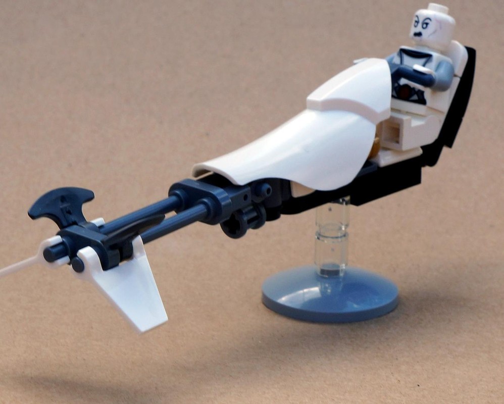 Lego White Speeder Bike Concept