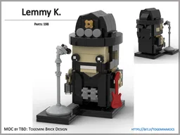 Lemmy K. - Metal Band - Brickheadz
