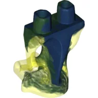 Lower Body, Ghost with Marbled Dark Blue Pattern / Trans-Neon Green