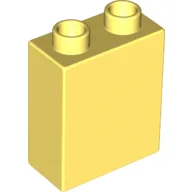 Duplo Brick 1 x 2 x 2 with Bottom Tube / Bright Light Yellow