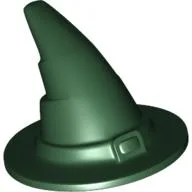 Hat, Wizard / Dark Green