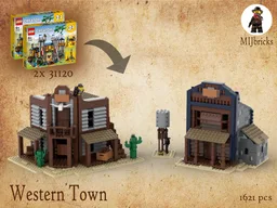 Western Town - Saloon & Sheriff’s Office (2x 31120)