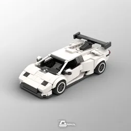 Lamborghini Diablo GTR - White