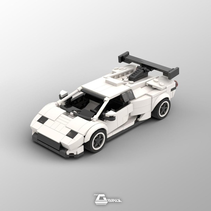 Lego Lamborghini Diablo GTR - White