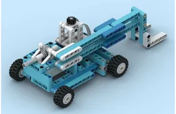 Mini telehandler telescopic loader