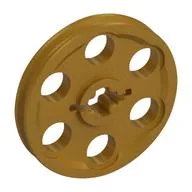 Technic Wedge Belt Wheel [aka Pulley] / Pearl Gold