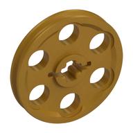 Lego Technic Wedge Belt Wheel [aka Pulley] / Pearl Gold