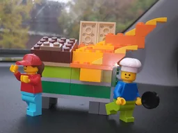 BYGGLEK Dumpster Fire