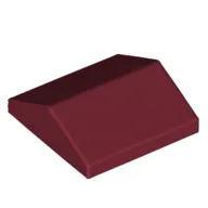 Brick Sloped 33° 2 x 2 Double / Dark Red