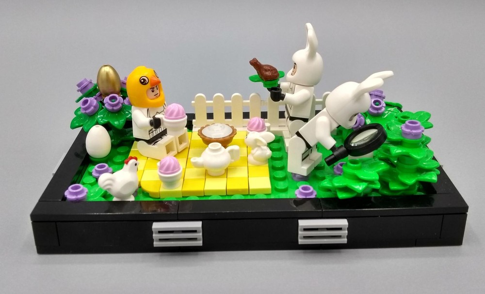 Lego Stormtrooper Easter picnic