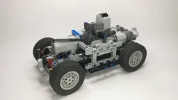Simple RC Car 4X4 Prosty w zbudowaniu samochód 4X4 [MOC]