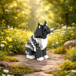 Black & White Bicolor Cat