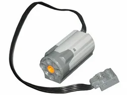 Motor, Medium, Power Functions, 3 x 6 x 3 with Dark Bluish Gray Bottom and 20cm Wire