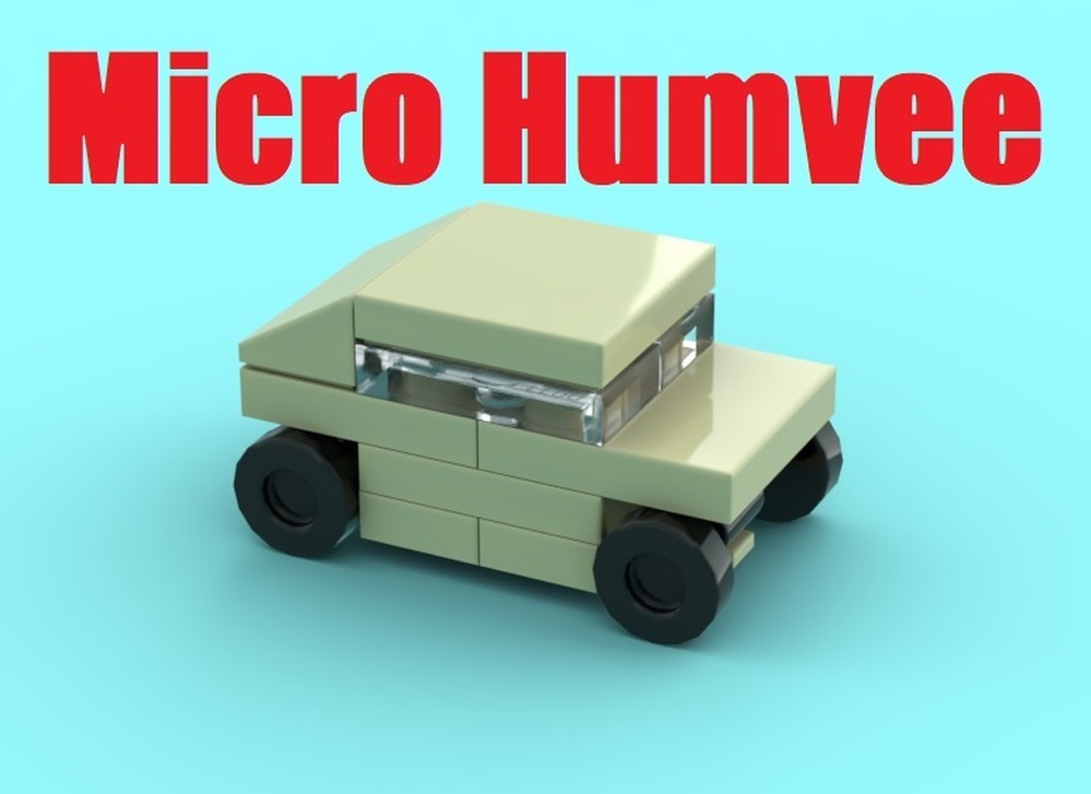 Lego Micro scale Hummer / Humvee