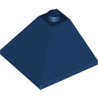 Brick Sloped 33° 3 x 3 Double Convex / Dark Blue